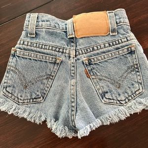 Vintage levis toddler shorts- size 2T